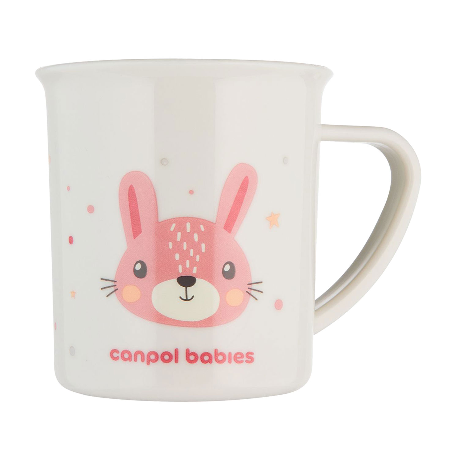 Кружка Canpol Babies Cute Animals пластикова, з малюнком, від 1 року, рожева, 170 мл (4/413_pin2)
